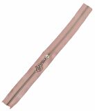 Başlıklı Fermuar 30 cm Gümüş Metal Pudra
