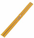 Başlıklı Fermuar 30 cm Gümüş Metal Hardal Sarı