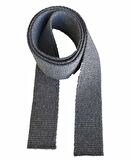 4 Cm Pamuklu Kolon 2 Metre Koyu Gri