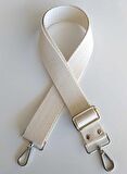 Pamuklu Kolon 120x4 Cm Gümüş Metal Krem Renk