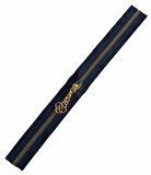 Başlıklı Fermuar 30 cm Light Gold Metal Lacivert