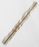 Başlıklı Fermuar 40 cm Light Gold Metal Bej