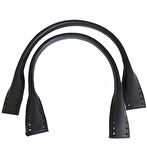 Gerçek Deri Kısa Pelikan Model Çanta Sapı Siyah Renk