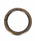 Antik renk  4 cm yaylı halka