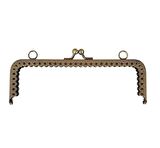 Dikdörtgen Cüzdan Klipsi 16 Cm Antik Renk