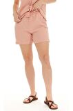 Müslin Pudra Bağlamalı Şort 