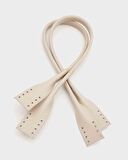 Gerçek Deri Pelikan Model Çanta Sapı Bej Renk