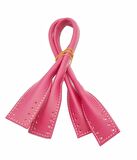 Suni Deri Pelikan Model Kısa Çanta Sapı Pembe