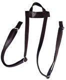 Suni Deri Koyu Kahverengi Sırt Çantası Sapı