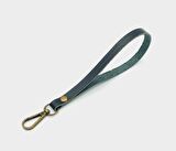 Gerçek Deri Siyah Renk Elcik Antik Metalli