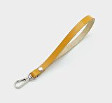 Gerçek Deri Hardal Renk Elcik Gümüş Metalli