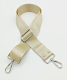 Polyester Kolon 120X4 Cm Bej Gümüş Metalli