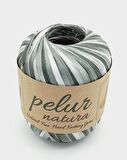 Pelur Natura Raffia Multi No:10 Açık Gri Ebruli