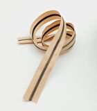 Ortası Gold Fermuar 100 Cm Somon Renk
