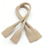 Bej Pamuklu Kolon Pelikan Model Çanta Sapı