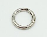 2 Cm Gümüş Yaylı Halka