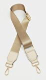Suni Derili Polyester Kolon 120X4 Cm Bej Light Gold Metalli