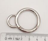 2.5 Cm Gümüş Kulaklı Yaylı Halka 1 Adet