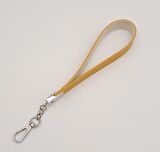 Hardal Tek Kat Suni Deri Zincirli Elcik Gümüş Metal