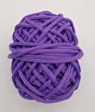5 mm Lila Renk Polyester Makrome