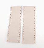 Bej Gerçek Deri Tutma Sapı 15X6 Cm Simit Sap