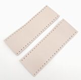 Bej Gerçek Deri Tutma Sapı 15X6 Cm Simit Sap