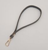 Gerçek Deri Siyah Renk Elcik Light Gold Metalli