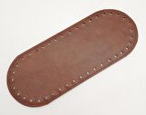 Suni Deri Taba Renk 20X8 cm Oval Çanta Tabanı