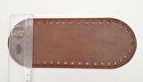 Suni Deri Taba Renk 20X8 cm Oval Çanta Tabanı