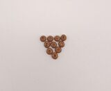 4mm 10 Adet Ahşap Yuvarlak Boncuk