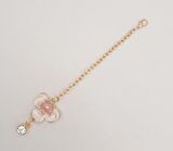 Light Gold Pudra Renk Çiçekli Sarkaç Süs