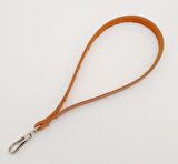 Gerçek Deri Turuncu Taba Renk Elcik Gümüş Metalli