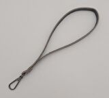 Gerçek Deri Siyah Renk Elcik Füme Metalli