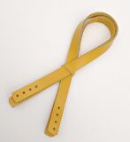 Gerçek Deri 35x1.2 cm Limon Küfü Renk Çift Çanta Sapı