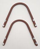 Suni Derili Metal Çanta Sapı Taba Renk Light Gold Metal