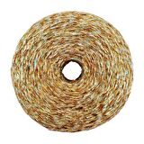 Özel Sarım Simli Kağıt İp Ebruli Koyu Gold Renk