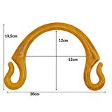 Bambu Görünümlü Plastik Çanta Sapı No:28 Açık Renk