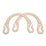 Akrilik Görünümlü Plastik Çanta Sapı No:28 Krem Renk