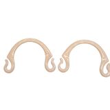 Akrilik Görünümlü Plastik Çanta Sapı No:28 Krem Renk