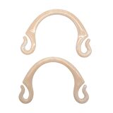 Akrilik Görünümlü Plastik Çanta Sapı No:28 Krem Renk