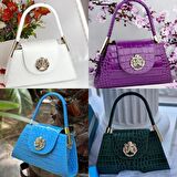 Suni Derili Metal Çanta Sapı Taba Renk Light Gold Metal 1 Adet