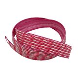 3 cm Polyester Kolon Fuşya Pembe 1 Metre