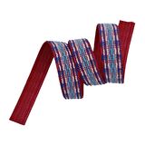 3 cm Polyester Kolon Mavi Pembe 1 Metre