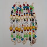 42 cm Renkli Akrilik Çanta Sapı No:07 Light Gold Metalli