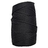 Simli Polyester Makrome Siyah Renk 200 gr