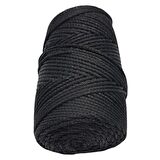 Simli Polyester Makrome Siyah Renk 200 gr