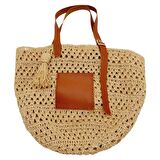 Suni Deri Cepli Ayarlanabilir Çift Saplı Çanta Seti Lacivert Light Gold Metalli