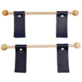 Suni Derili Ahşap Çanta Sapı Lacivert Renk