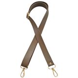 Suni Deri Ayarlı Çanta Sapı 120x2.4 cm Vizon Renk Light Gold Metalli