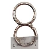 8 Model Gümüş Renk Yaylı Halka 1 Adet